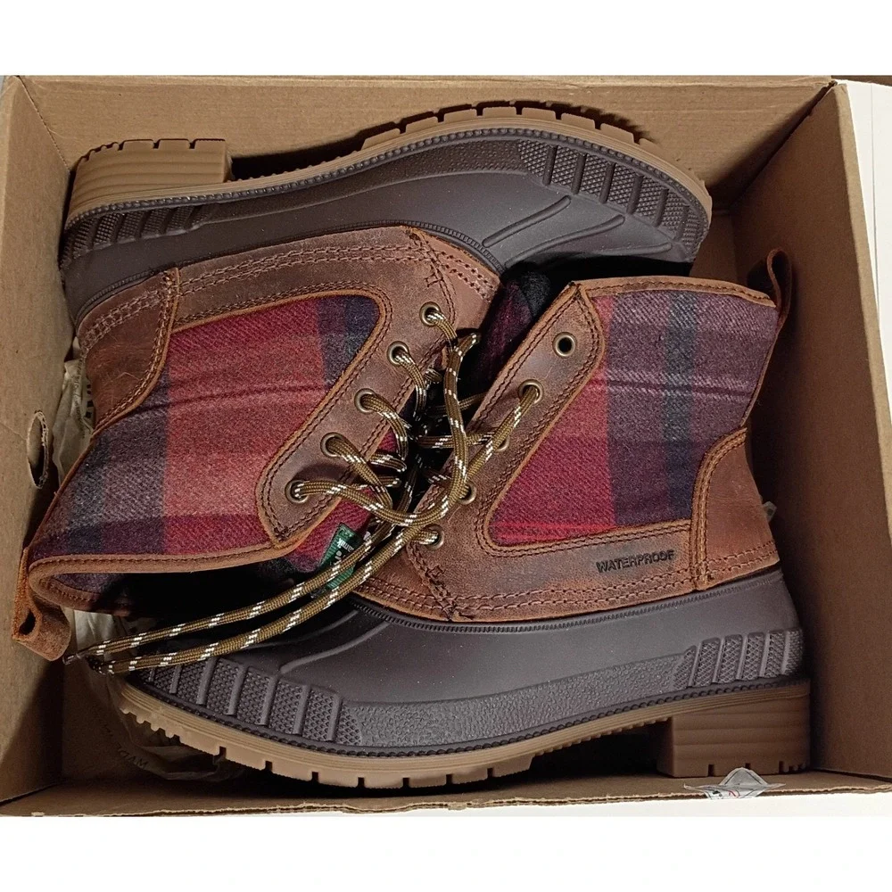 Kamik Women's Sienna Mid Waterproof Winter Snow Boot Dark Brown NEW Sz 9